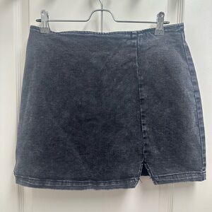 Wild Fable Black Denim Mini Skirt